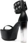 Rick Owens Edfu sandalen met plateauzool Zwart - Thumbnail 3