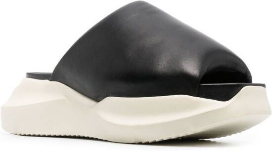 Rick Owens Geth slippers Zwart