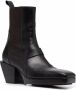 Rick Owens Laarzen met vierkante neus Zwart - Thumbnail 2