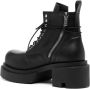 Rick Owens leather Combat boots Zwart - Thumbnail 3