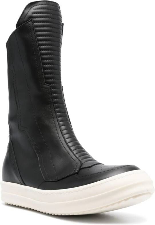 Rick Owens Leren laarzen Zwart