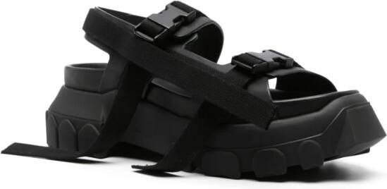 Rick Owens Leren sandalen Zwart