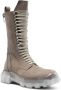 Rick Owens Leren veterlaarzen Beige - Thumbnail 2