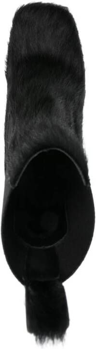 Rick Owens Minimal Grill Beatle laarzen 130 mm Zwart
