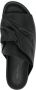 Rick Owens Mobius Granolas leren slippers Zwart - Thumbnail 4