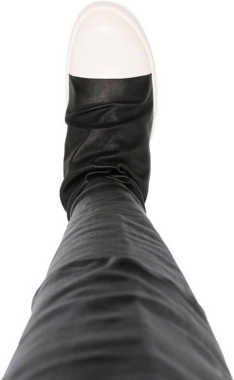 Rick Owens Overknee laarzen Zwart