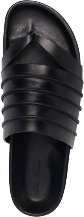Rick Owens Ruhlmann Granola slippers Zwart