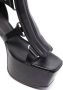 Rick Owens Spartan sandalen met plateauzool Zwart - Thumbnail 4