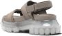 Rick Owens 65 mm suède sandalen met chunky plateauzool Bruin - Thumbnail 3