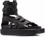 Rick Owens Turbo Cyclop sandalen met plateauzool Zwart - Thumbnail 2