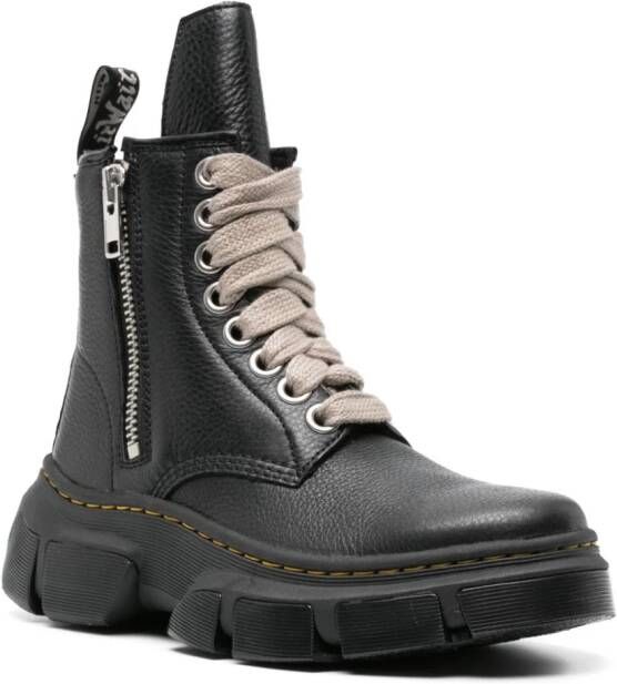 Dr. Martens x Rick Owens x Rick Owens 1460 leren laarzen Zwart