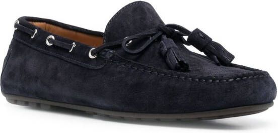 RLX Ralph Lauren Harold suède loafers Blauw