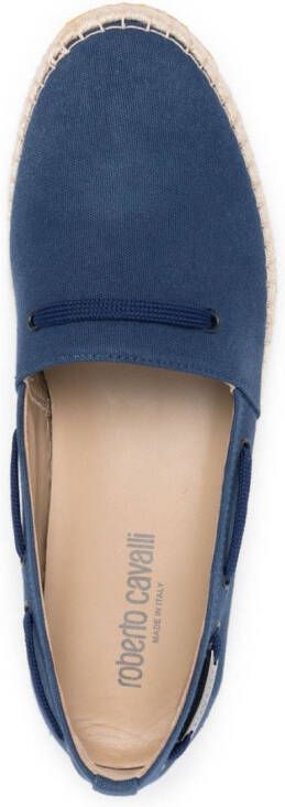 Roberto Cavalli Espadrilles met ronde neus Blauw