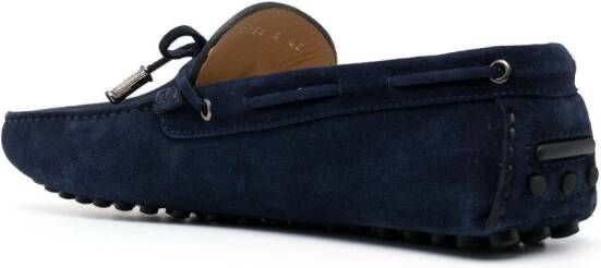 Roberto Cavalli Loafers met strikdetail Blauw