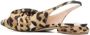 Roberto Cavalli Geknoopte slingback pumps Bruin - Thumbnail 3