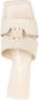 Roberto Cavalli Leren slippers Beige - Thumbnail 4