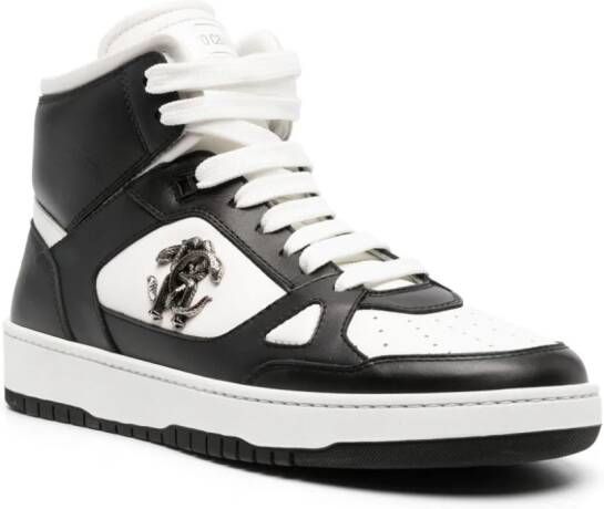Roberto Cavalli Leren sneakers Wit