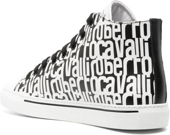 Roberto Cavalli Leren sneakers Zwart