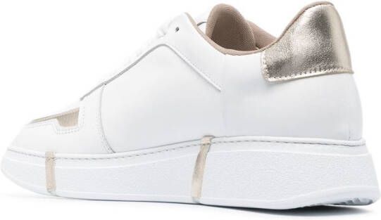 Roberto Cavalli Sneakers met logoplakkaat Wit