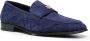 Roberto Cavalli Loafers met logoplakkaat Blauw - Thumbnail 2