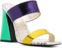 Roberto Cavalli Sandalen met slangenhuid-effect Paars - Thumbnail 2