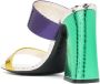 Roberto Cavalli Sandalen met slangenhuid-effect Paars - Thumbnail 3