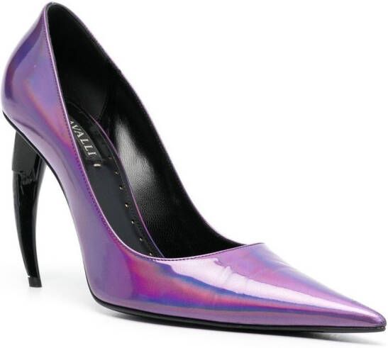 Roberto Cavalli Tiger pumps Paars