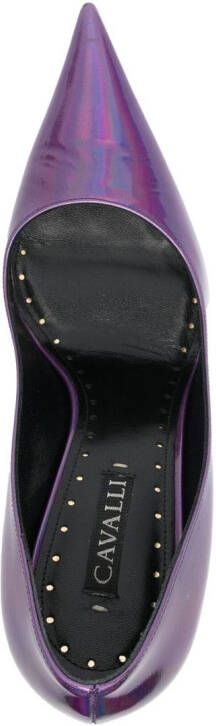 Roberto Cavalli Tiger pumps Paars