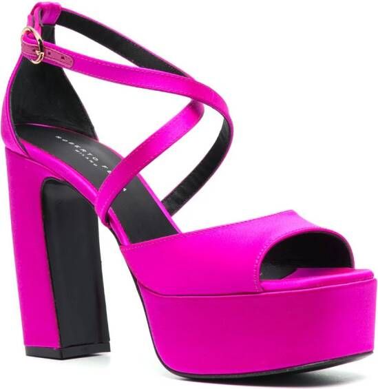 Roberto Festa Leren pumps Roze