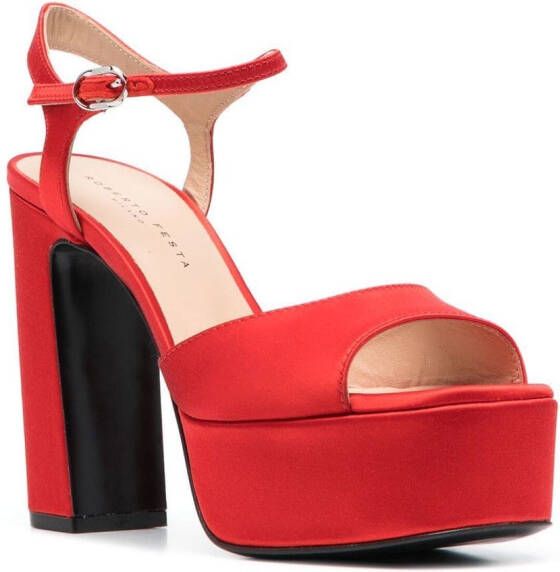 Roberto Festa Sandalen met open neus Rood