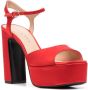 Roberto Festa Sandalen met open neus Rood - Thumbnail 2