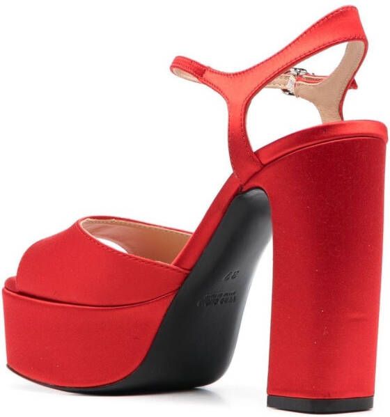 Roberto Festa Sandalen met open neus Rood