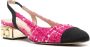 Roberto Festa Aurelia 30 mm tweed pumps Roze - Thumbnail 2