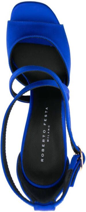 Roberto Festa Leren sandalen Blauw