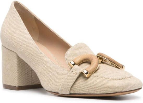 Roberto Festa Haraby 50mm leren pumps Beige