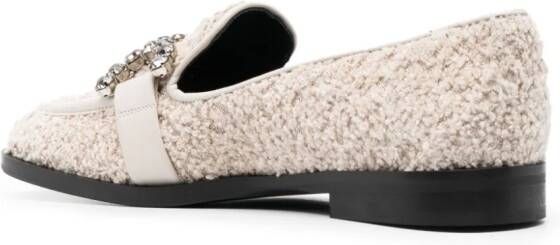 Roberto Festa Joys loafers met fleece Beige