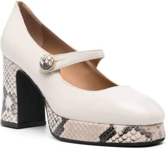 Roberto Festa Kangra leren pumps Beige