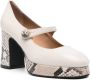 Roberto Festa Kangra leren pumps Beige - Thumbnail 2