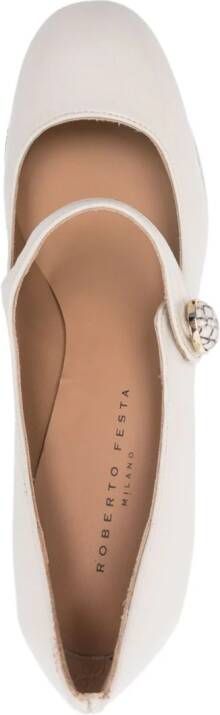 Roberto Festa Kangra leren pumps Beige