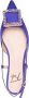 Roberto Festa Lavanda ballerina's met kristallen gesp Paars - Thumbnail 4