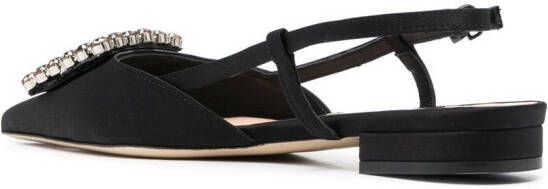Roberto Festa Lavanda pumps met puntige neus Zwart