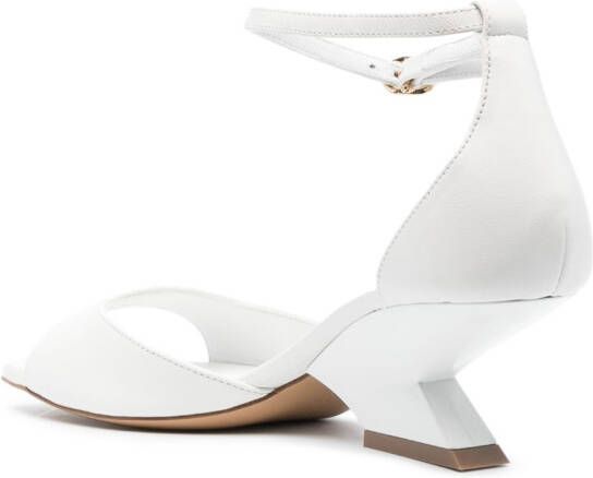 Roberto Festa Leganes sandalen met vierkante neus Wit