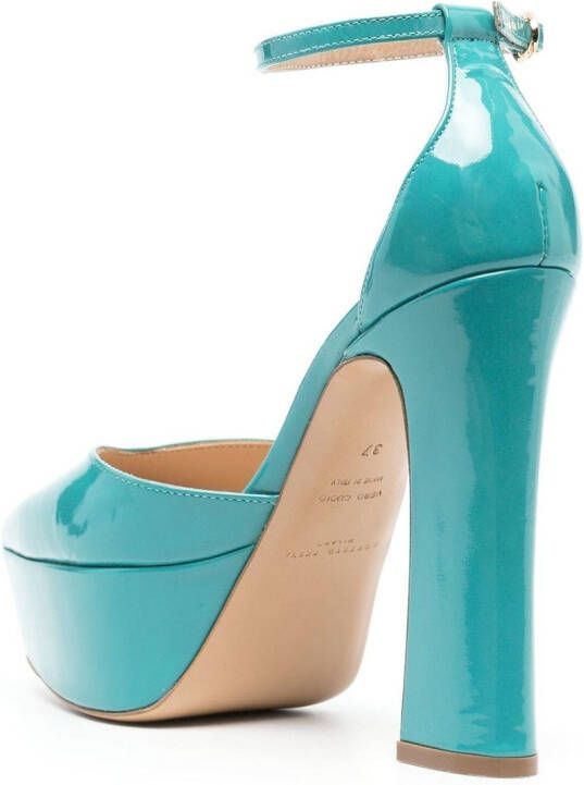 Roberto Festa Navasa pumps met plateauzool Blauw