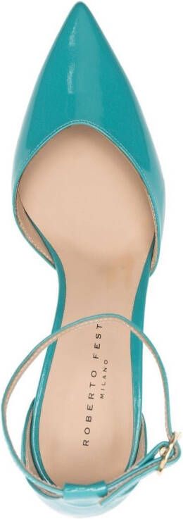 Roberto Festa Navasa pumps met plateauzool Blauw