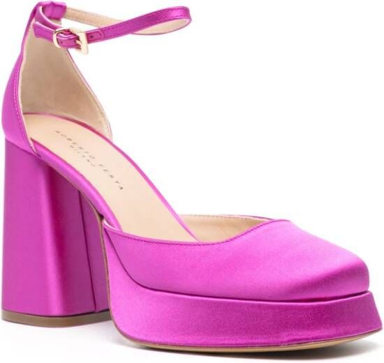 Roberto Festa Nicla 100mm pumps met plateauzool Roze