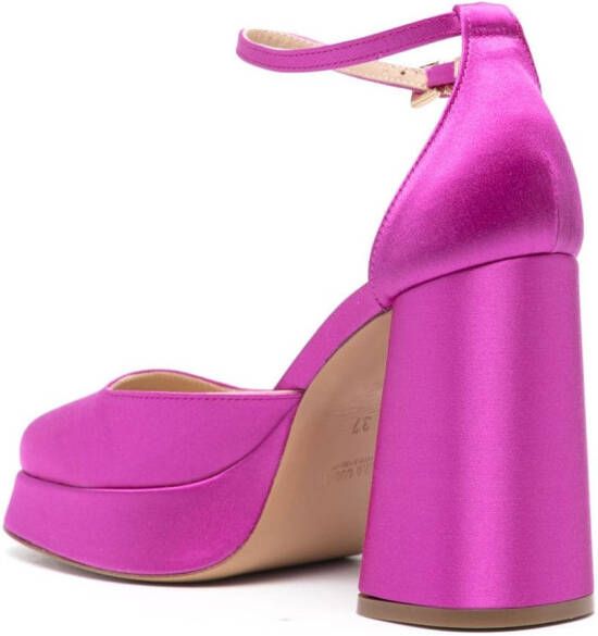 Roberto Festa Nicla 100mm pumps met plateauzool Roze