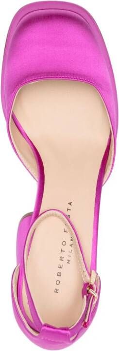 Roberto Festa Nicla 100mm pumps met plateauzool Roze