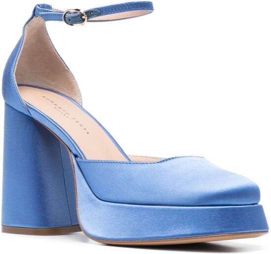 Roberto Festa Nicla pumps met vierkante neus Blauw