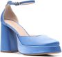 Roberto Festa Nicla pumps met vierkante neus Blauw - Thumbnail 2