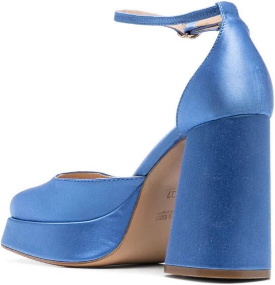 Roberto Festa Nicla pumps met vierkante neus Blauw